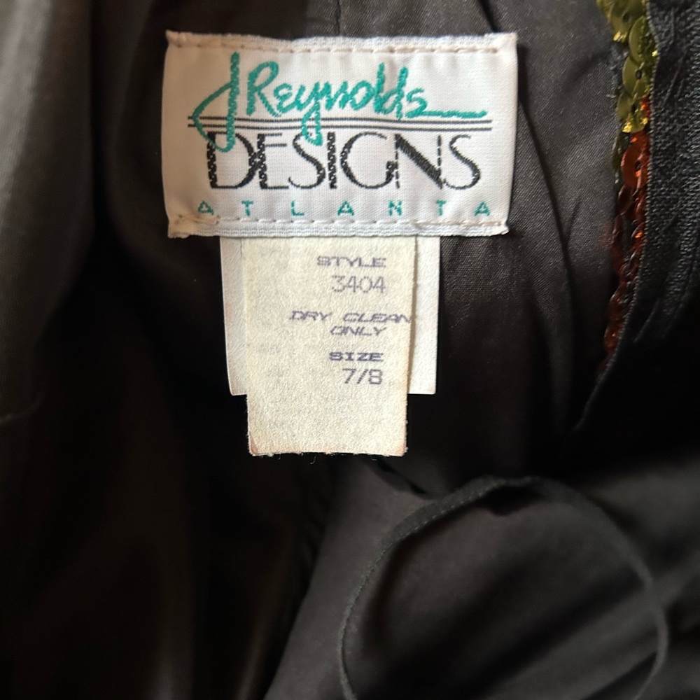 Vintage J. Reynolds Designs colorful sequined dress - Picture 6 of 7